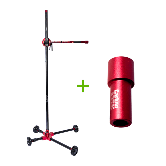 Black Widow Light Stand + Red Never Loose Bundle